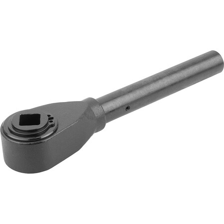 Kipp Clamp Size-2, A=180, Form-0 Degree, Carbon Steel Black Oxidized, Comp-Free-Cutting Steel K0128.514